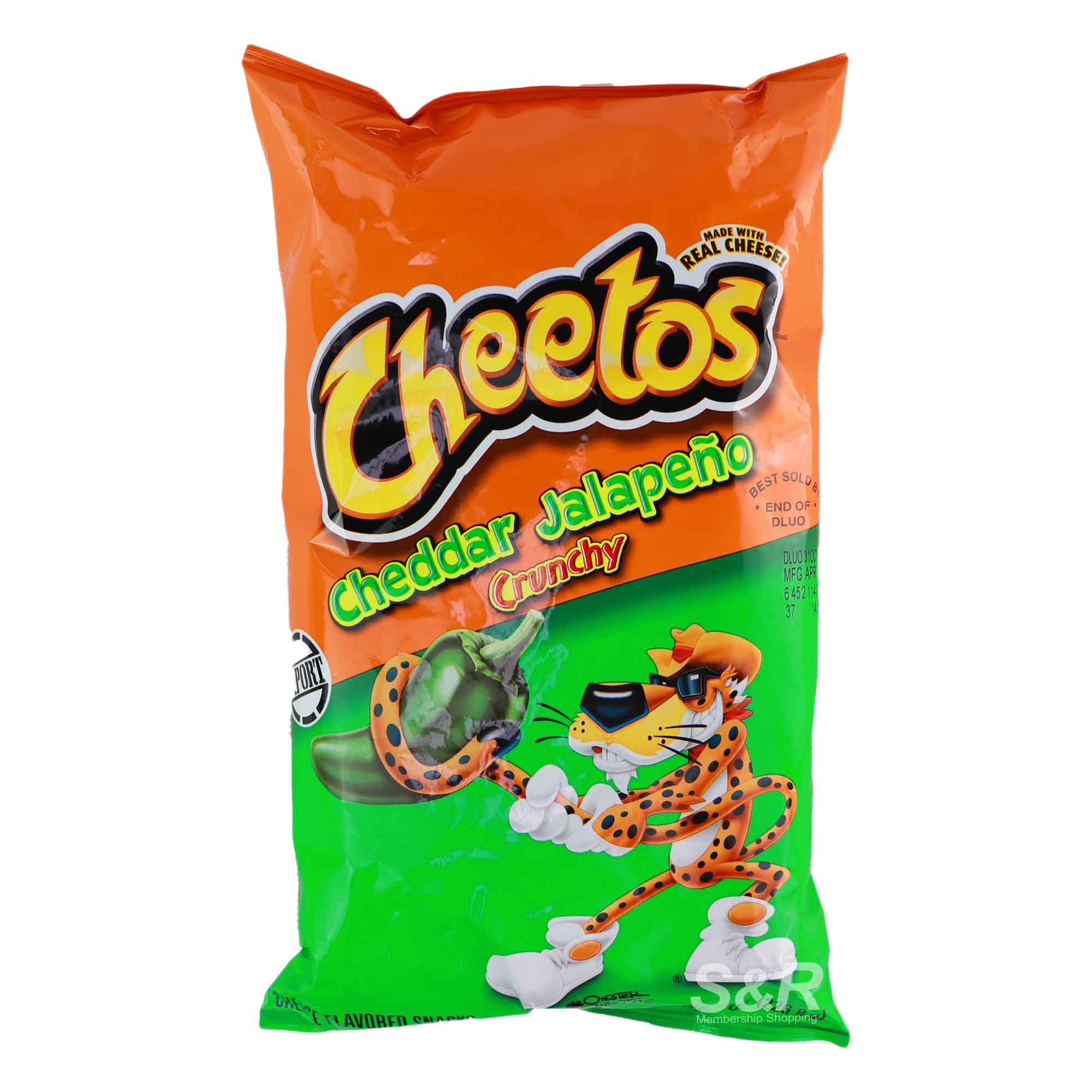 Cheetos Cheddar Jalapeno Crunchy 226.8g Cheetos Cheddar Jalapeno Crunchy 226.8g